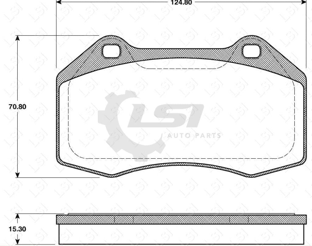 Front Brake Pads And Slotted Disc Rotors Set For Renault Megane Rs265 Kit