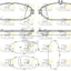 Front Brake Pads For Merecedes
