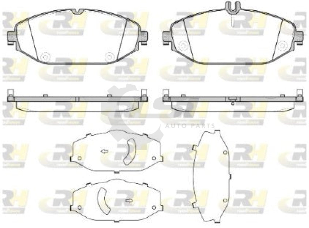 Front Brake Pads For Merecedes