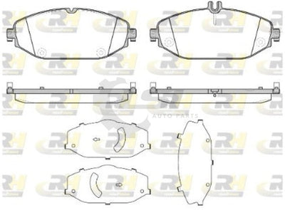 Front Brake Pads For Merecedes