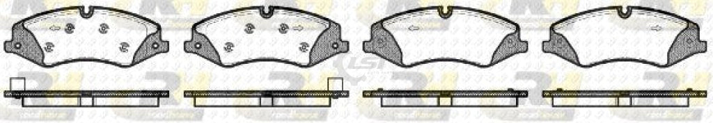 Front Brake Pads + Sensor And Disc Rotors For Land Rover Discovery 4 3.0 09-17 Kit