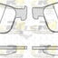 Front Disc Brake Pads Set Of 4 Pieces