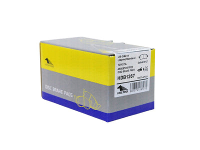 Front Disc Brake Pads Set Of 4 Pieces