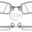 Front Disc Brake Pads Set Of 4 Pieces