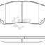 Front Disc Brake Pads Set Of 4 Pieces