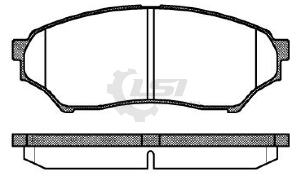 Front Disc Brake Pads Set Of 4 Pieces