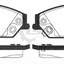 Front Disc Brake Pads Set Of 4 Pieces