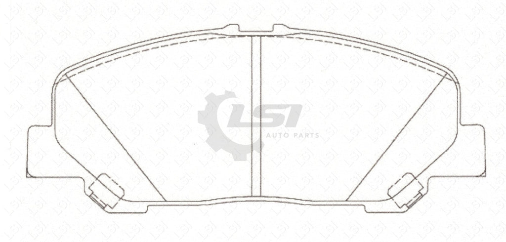 Front Disc Brake Pads Set Of 4 Pieces