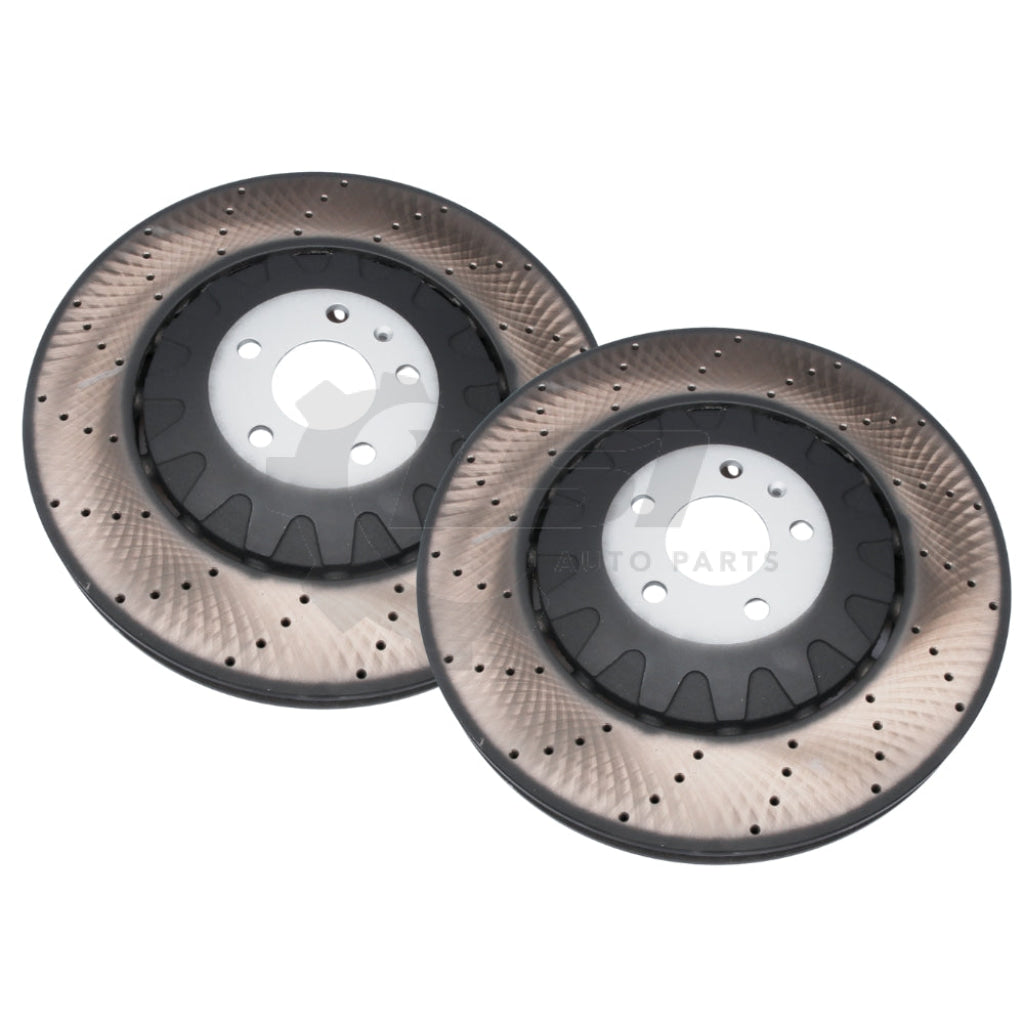 Front Brake Pads with Sensors and Disc Rotors set for VW Touareg V8 2020-on Disc Brake Kit