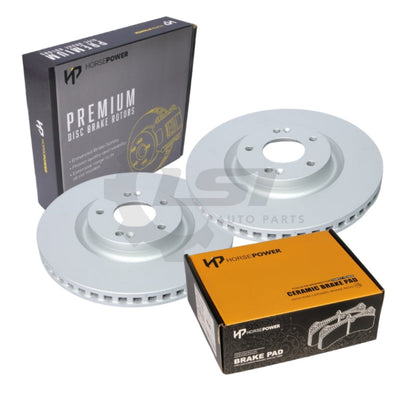 Front Ceramic Brake Pad and Disc Rotors set for Kia Sorento MQ4 07/2020 on 325mm Disc Brake Kit