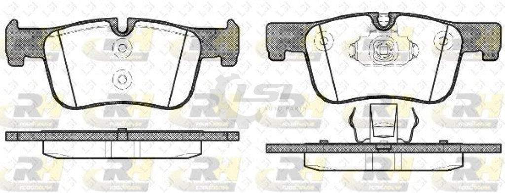 Front Ceramic Brake Pads And 300Mm Disc Rotors For Bmw 320I F30 2.0L 15-19 Kit