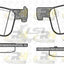 Front Ceramic Brake Pads And 300Mm Disc Rotors For Bmw 420I F33 2014-2016 Kit