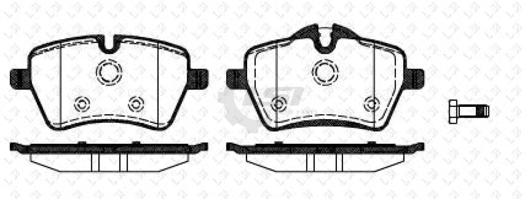 Front Ceramic Brake Pads And Disc Rotors Set + Sensor For Mini Cooper R56 07-14 Kit