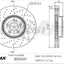 Front Cross Drilled Brake Disc Rotors And Pad Set For Mercedes Benz Amg C43 Glc43 16-19 Kit