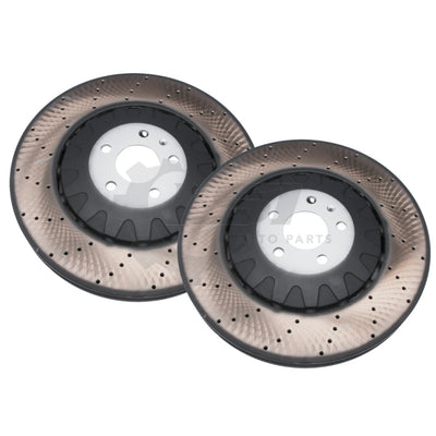 Front Cross Drilled Brake Disc Rotors for Audi SQ7 400mm Brake Disc Rotors