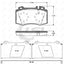 Front Disc Rotor And Brake Pads + Sensors For Mb Ml350 Ml430 W163 348Mm Kit