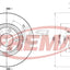 Front Disc Rotor + Heavy Duty Brake Pad+Sensor For Vw Transporter T5 05-08 3.2 Kit