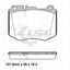 Front Disc Rotors And Brake Pads For C300 W205 2.0L 06/2017-03/2018 342Mm Kit