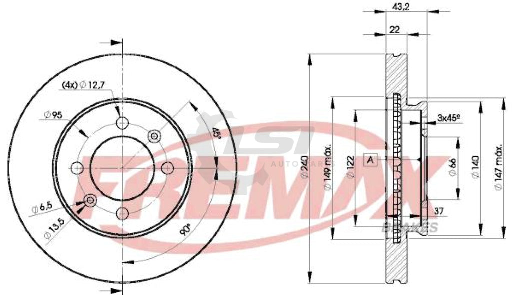 Front Disc Rotors And Brake Pads For Mg Mgf Rd 1.8 95-02 Lockheed Caliper Kit
