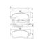 Front Disc Rotors And Brake Pads For Subaru Impreza Gt7 2.0L 09/2016-10/2023 (277Mm) Kit