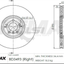Front Disc Rotors And Brake Pads + Sensor For Bmw X6M E71 395Mm Kit