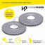 Front Brake Disc Rotors for Mazda B2500 UF 2.5L 1996-1999 4WD Brake Disc Rotors