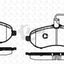 Front Disc Rotors & Heavy Duty Brake Pads With Sensor For Fiat Scudo 2.0D 2007 - Kit