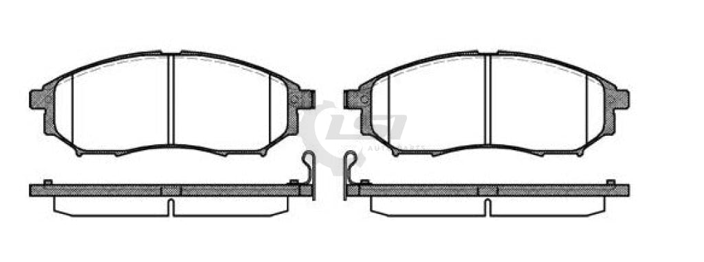 Front European Brake Pad + Disc Rotors For Renault Koleos 2.5 H45 2008-2016 Kit