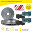 Front Genuine Toyota Brake Pads+ Hp Disc Rotors For Hilux 4Wd Ggn25 Supercharged Kit
