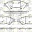 Front Heavy Duty Brake Pads And Disc Rotors For Mazda Bt50 Up 2011-2015 Kit