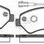 Front Heavy Duty Brake Pads And Disc Rotors Set For Fiat Ducato 2.3 3.0 11-15 Set