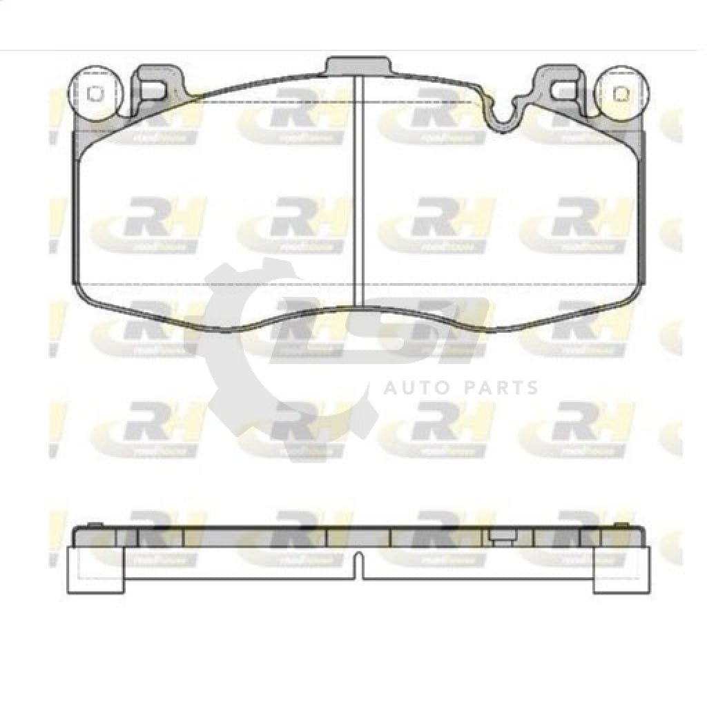 Front High Temp Brake Pads For Bmw X5 X6 M F85 4.4 2015-2018 395M Disc Rotors