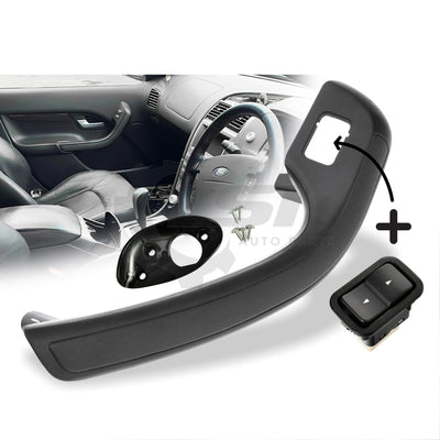 Front LH Passenger Inner Door Trim Handle Pull Grab + Switch Ford Falcon BA Door Pull Handle