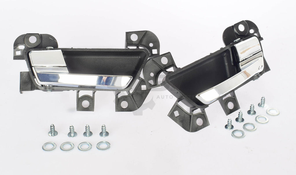 Front Pair Lh Left + Rh Right Inner Door Handle (Chrome)For Ford Falcon Fg Fgx