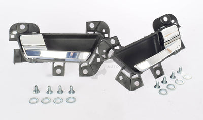 Front Pair Lh Left + Rh Right Inner Door Handle (Chrome)For Ford Falcon Fg Fgx