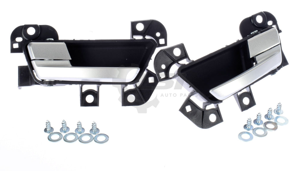 Front Pair Lh Left + Rh Right Inner Door Handle (Satin) For Ford Falcon Fg Fgx
