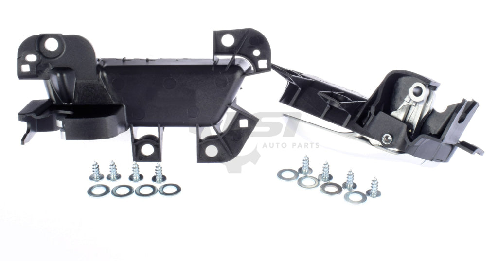 Front Pair Lh Left + Rh Right Inner Door Handle (Satin) For Ford Falcon Fg Fgx
