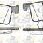 Front & Rear Brake Pads Disc Rotors With Sensors Full Set For Bmw X3 F25 328Mm Kit
