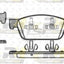 Front Rear Disc Rotor and Brake Pad w Sensors for VW Transporter T6.1 2020-on Disc Brake Kit
