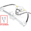 Front Rh Right Electric Window Regulator With Motor For Ford Falcon Au Ba Bf