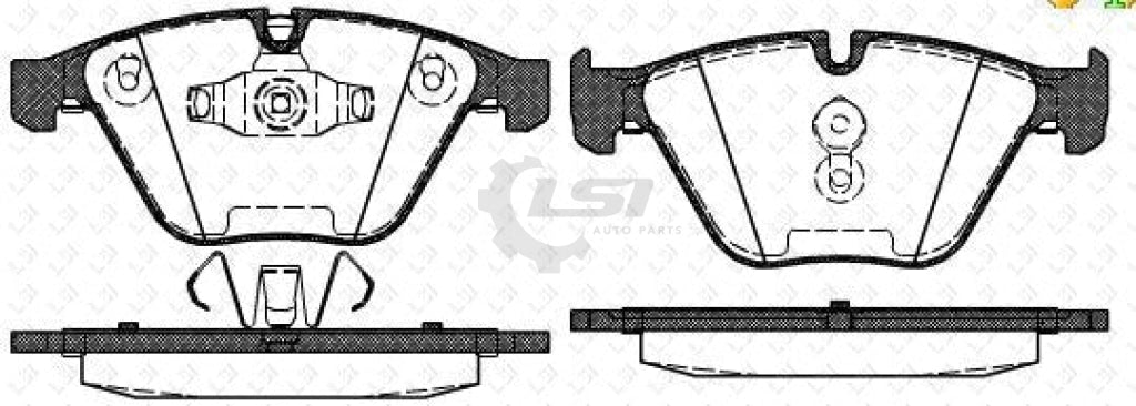 Front Roadhouse Brake Pads And Disc Rotors Including Sensors For Bmw X1 E84 Kit
