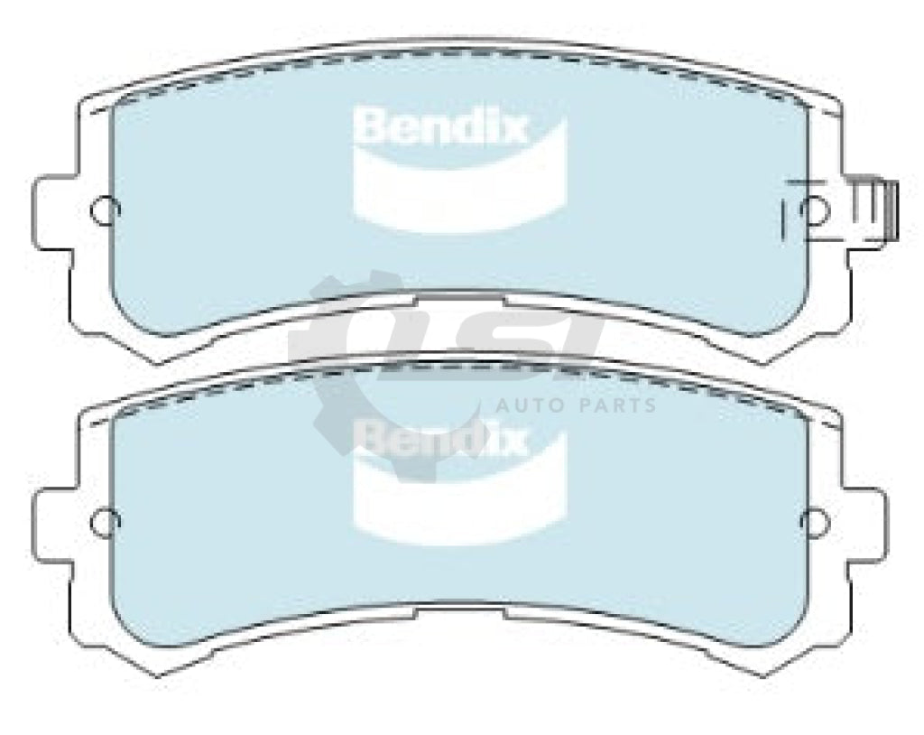 Full Set F+R Bendix 4Wd Brake Pads + Disc Rotors For Nissan Patrol Y61 Gu 4.8L Kit