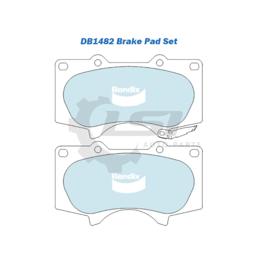 Full Set Front and Rear Bendix Brake Pads and Disc Rotors for PRADO GRJ120 KZJ120 KDJ12 Disc Brake Kit