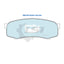 Full Set Front and Rear Bendix Brake Pads and Disc Rotors for PRADO GRJ120 KZJ120 KDJ12 Disc Brake Kit