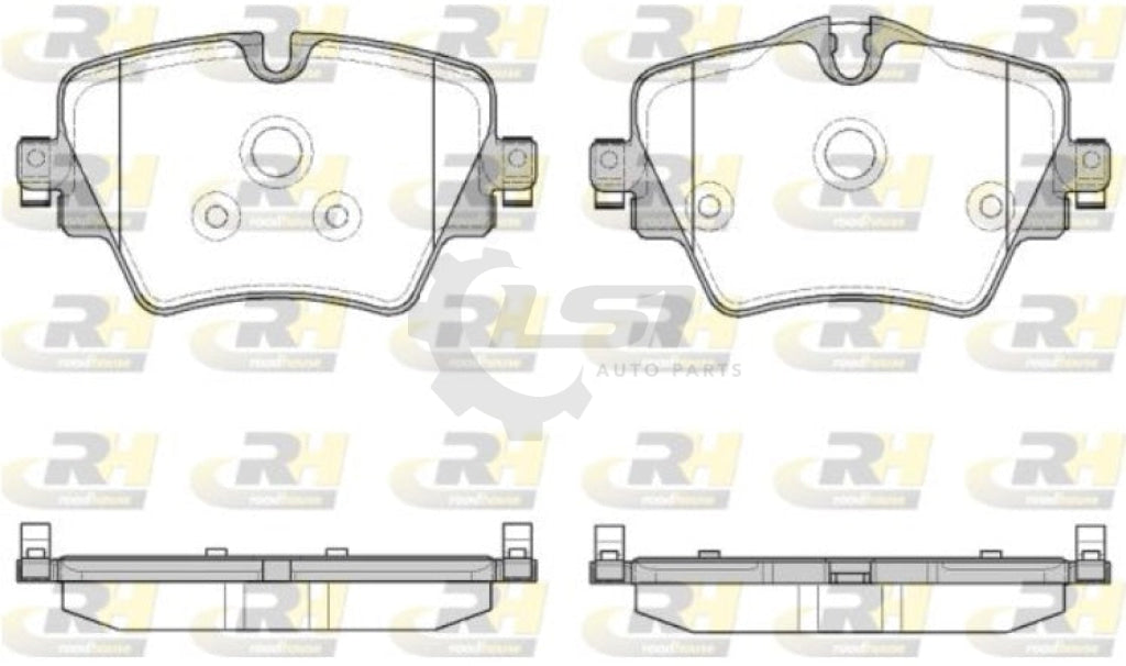 Full Set Front And Rear Brake Pad + Sensor Disc Rotor Set For Bmw X1 F48 Non M-Sport Kit