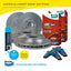 Full Set Front Rear Brake Pad Shoe + Disc Rotor Drum For Mitsubishi Triton Ml Mn Kit
