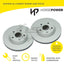 Full Set Front Rear Ceramic Brake Pad Disc Rotor for Toyota Camry ACV40 2.4L PBR Disc Brake Kit