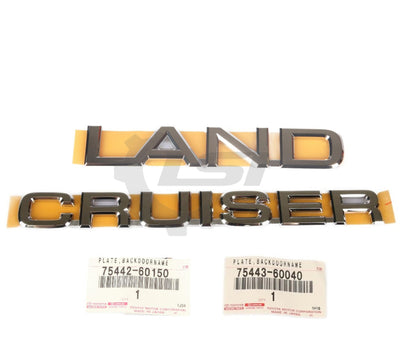 Genuine Landcruiser 105 Series Hzj Fzj Land Cruiser Badge Emblem Plate Tailgate