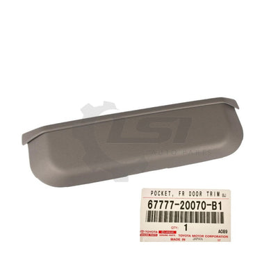 Genuine Landcruiser 70 78 79 Series Left Or Right Grey Front Door Trim Pocket