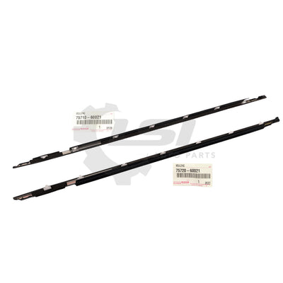 Genuine Landcruiser 80 Series Front Outer Rh Lh Door Weatherstrip Moulding Kit